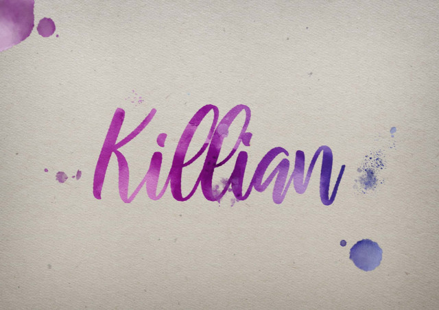 Free photo of Killian Watercolor Name DP