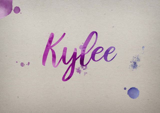 Free photo of Kylee Watercolor Name DP