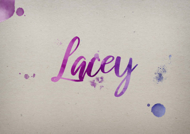 Free photo of Lacey Watercolor Name DP