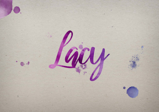 Free photo of Lacy Watercolor Name DP