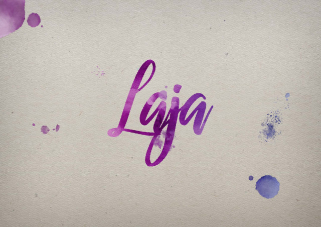 Free photo of Laja Watercolor Name DP