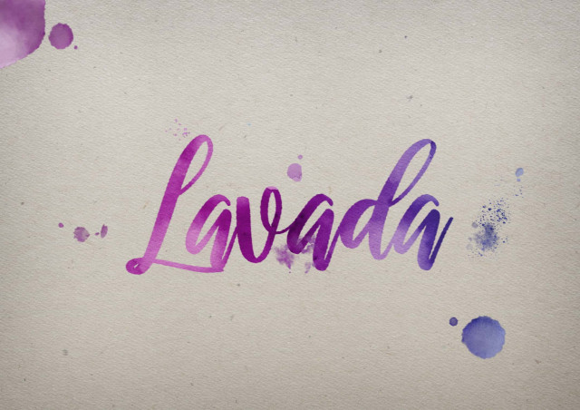 Free photo of Lavada Watercolor Name DP