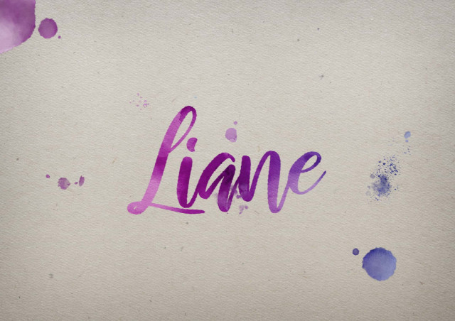 Free photo of Liane Watercolor Name DP