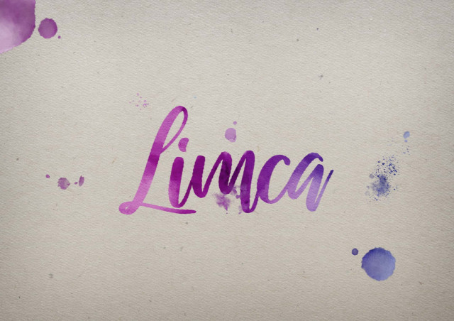 Free photo of Limca Watercolor Name DP