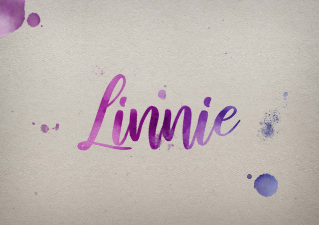 Free photo of Linnie Watercolor Name DP