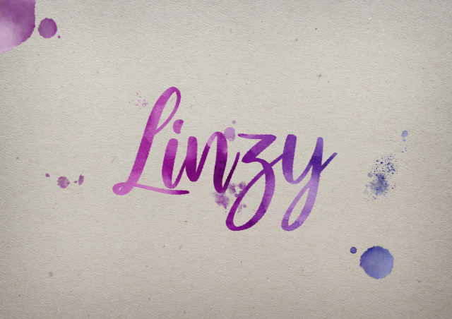 Free photo of Linzy Watercolor Name DP