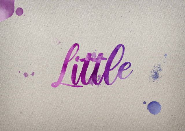 Free photo of Little Watercolor Name DP