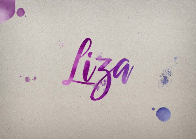 Free photo of Liza Watercolor Name DP