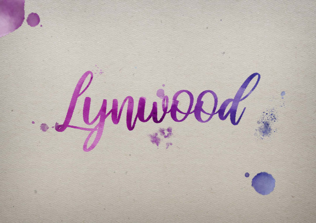 Free photo of Lynwood Watercolor Name DP