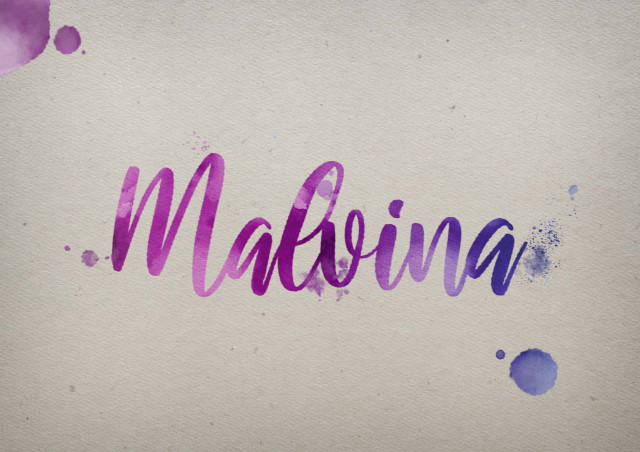 Free photo of Malvina Watercolor Name DP