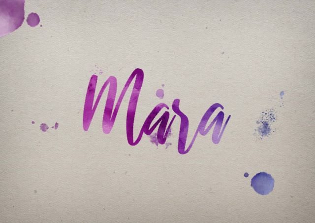 Free photo of Mara Watercolor Name DP