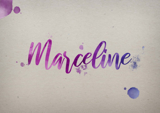 Free photo of Marceline Watercolor Name DP