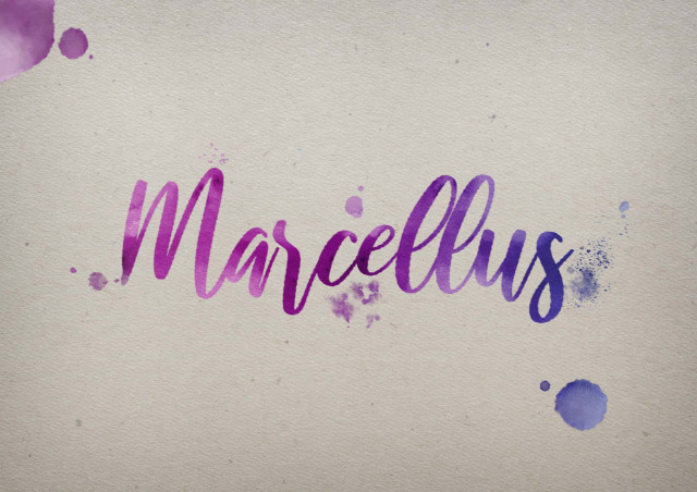 Free photo of Marcellus Watercolor Name DP