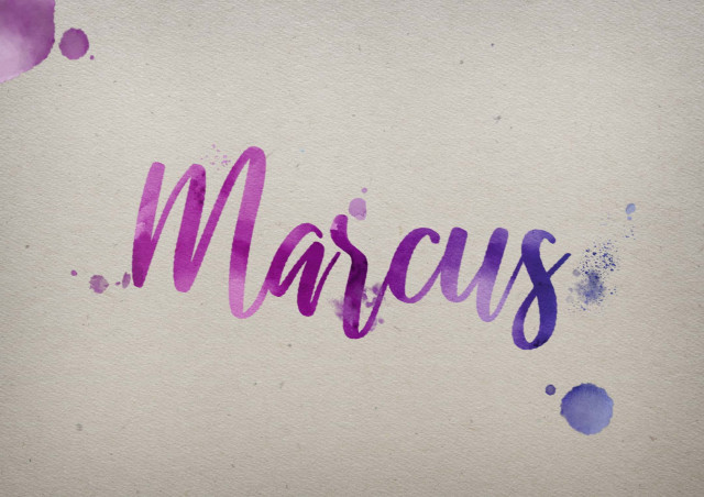 Free photo of Marcus Watercolor Name DP