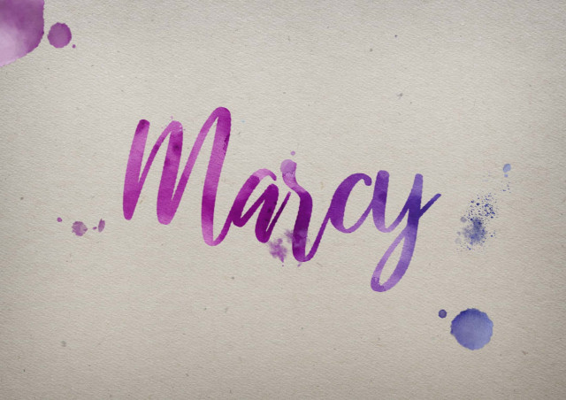 Free photo of Marcy Watercolor Name DP