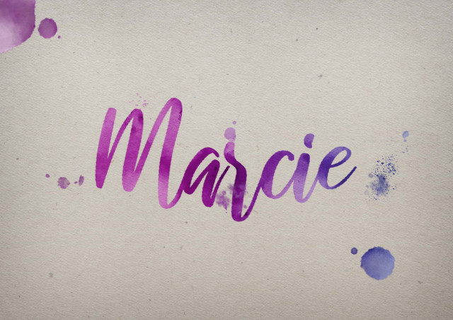 Free photo of Marcie Watercolor Name DP