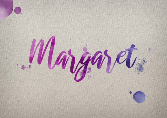Free photo of Margaret Watercolor Name DP