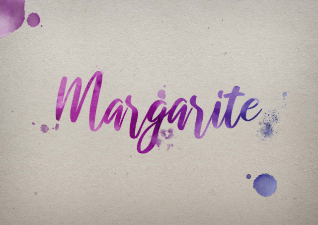 Free photo of Margarite Watercolor Name DP