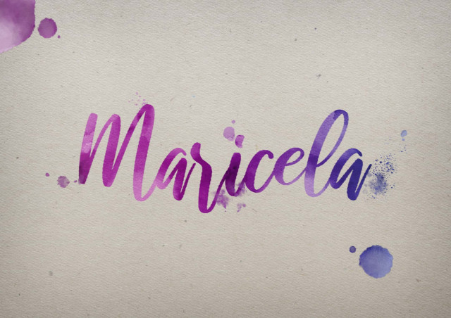 Free photo of Maricela Watercolor Name DP