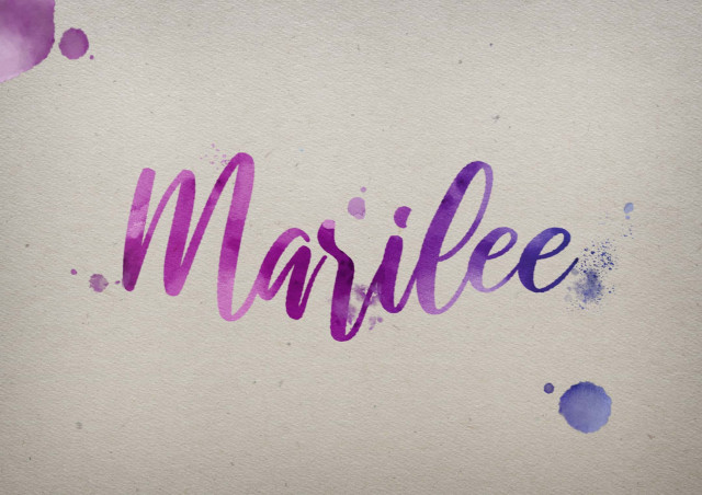 Free photo of Marilee Watercolor Name DP