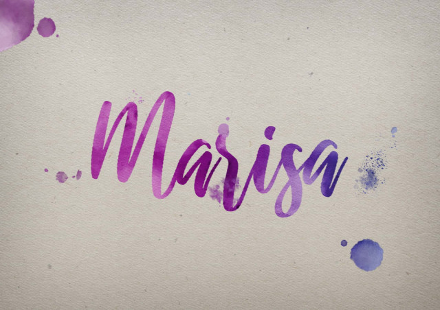 Free photo of Marisa Watercolor Name DP