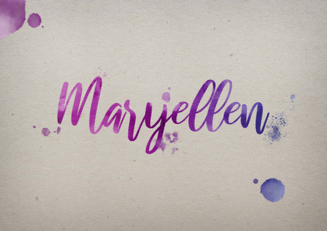 Free photo of Maryellen Watercolor Name DP