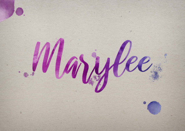 Free photo of Marylee Watercolor Name DP