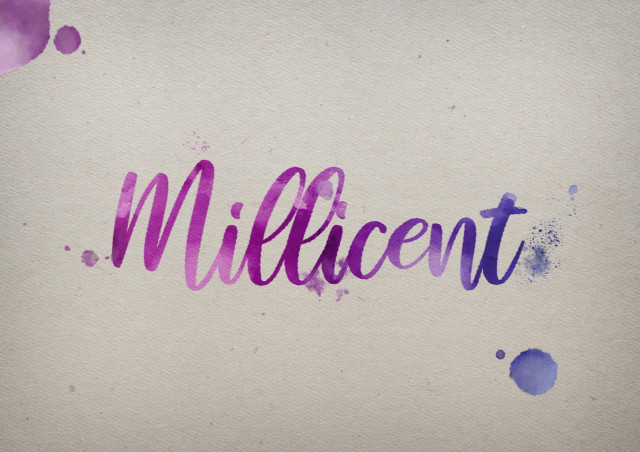 Free photo of Millicent Watercolor Name DP