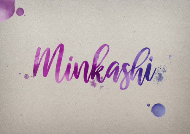 Free photo of Minkashi Watercolor Name DP