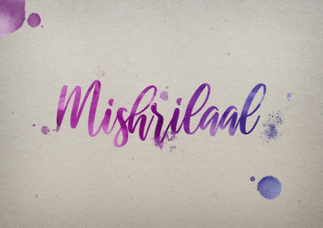 Free photo of Mishrilaal Watercolor Name DP