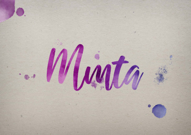 Free photo of Mmta Watercolor Name DP