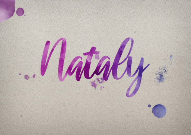 Free photo of Nataly Watercolor Name DP