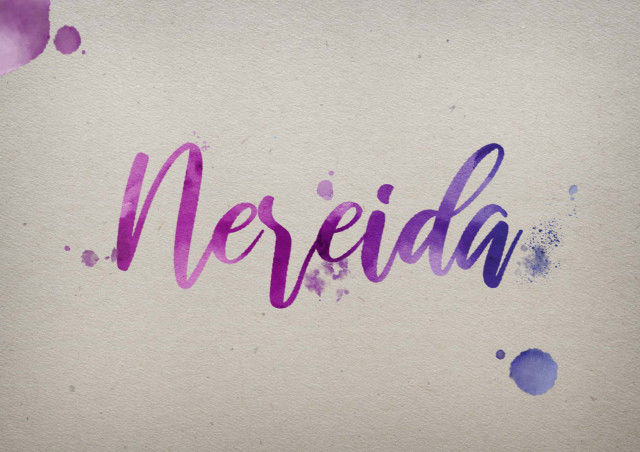 Free photo of Nereida Watercolor Name DP