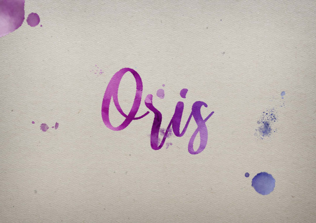 Free photo of Oris Watercolor Name DP