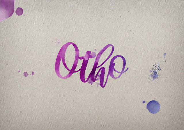 Free photo of Otho Watercolor Name DP