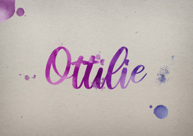 Free photo of Ottilie Watercolor Name DP