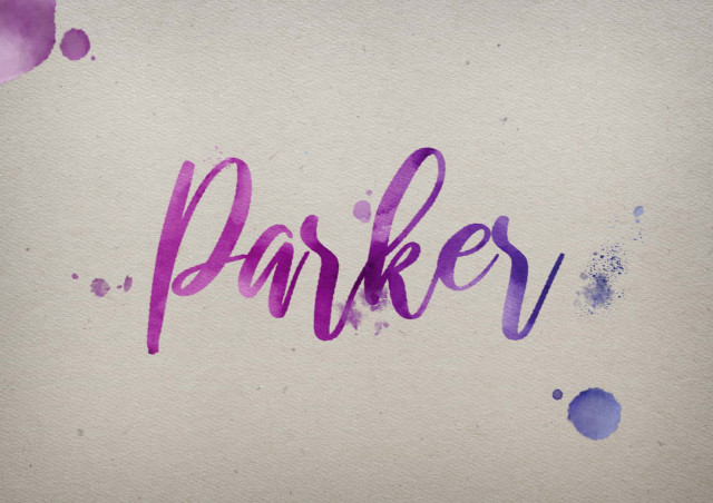 Free photo of Parker Watercolor Name DP