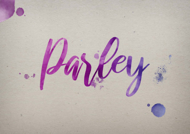 Free photo of Parley Watercolor Name DP