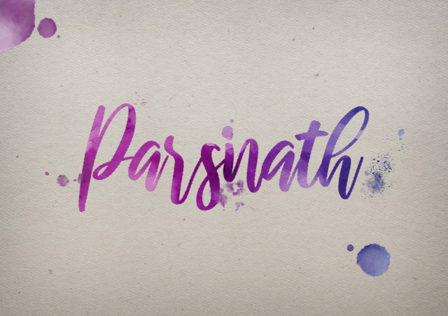 Free photo of Parsnath Watercolor Name DP