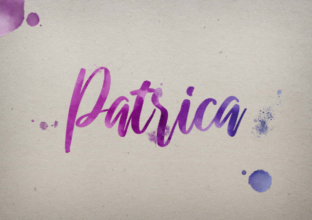 Free photo of Patrica Watercolor Name DP