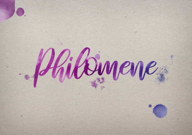 Free photo of Philomene Watercolor Name DP