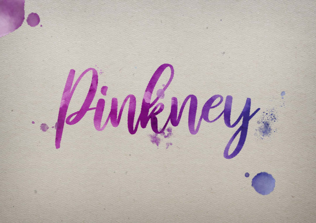 Free photo of Pinkney Watercolor Name DP