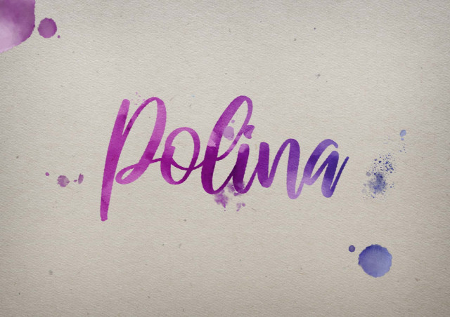 Free photo of Polina Watercolor Name DP