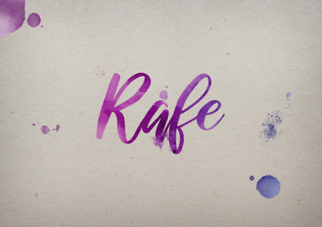 Free photo of Rafe Watercolor Name DP