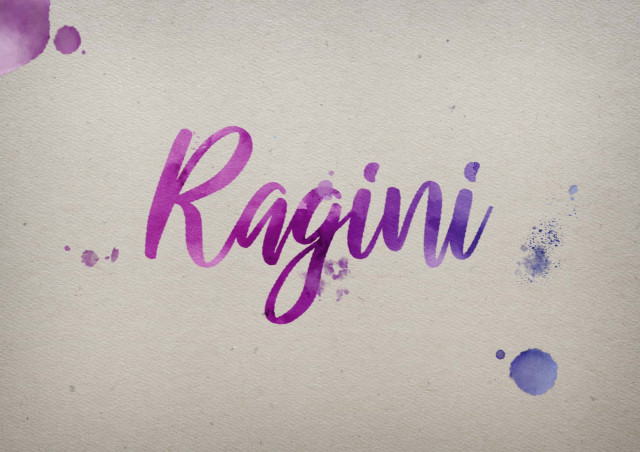 Free photo of Ragini Watercolor Name DP