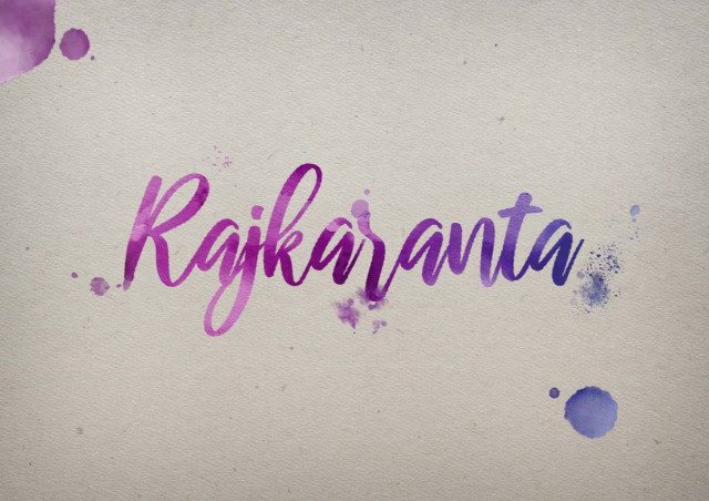 Free photo of Rajkaranta Watercolor Name DP