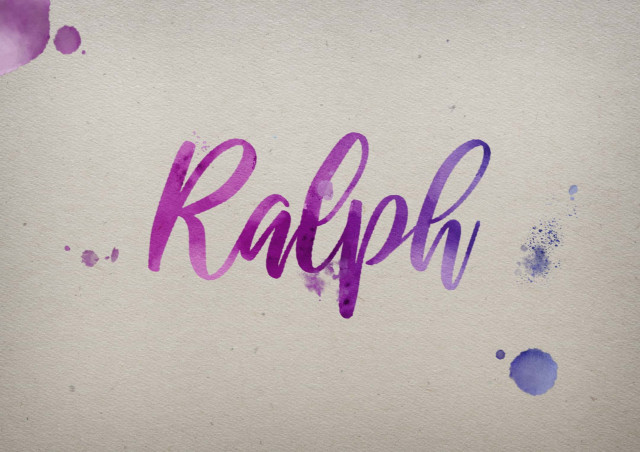 Free photo of Ralph Watercolor Name DP