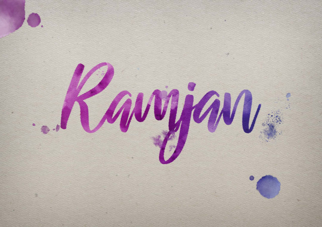 Free photo of Ramjan Watercolor Name DP