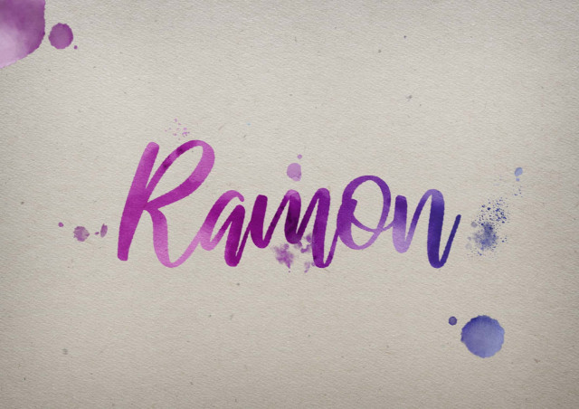 Free photo of Ramon Watercolor Name DP