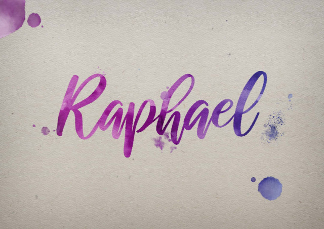 Free photo of Raphael Watercolor Name DP